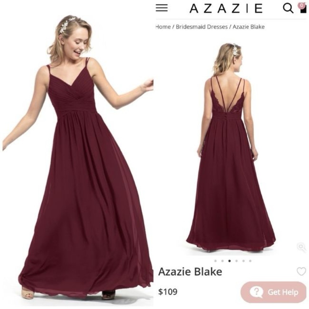 Azazie Blake bridesmaid gown